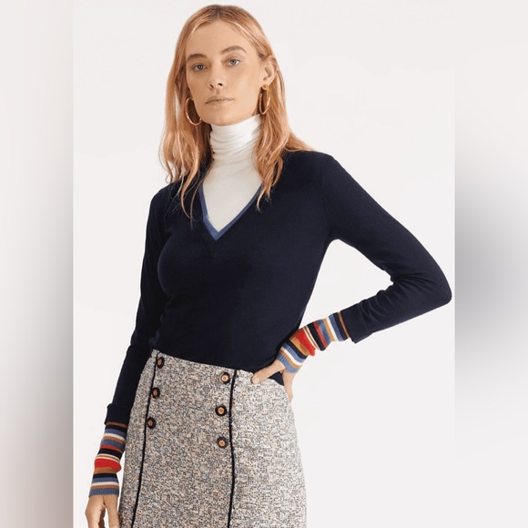 Veronica Beard Sweaters - Veronica Beard Avory V-Neck Sweater